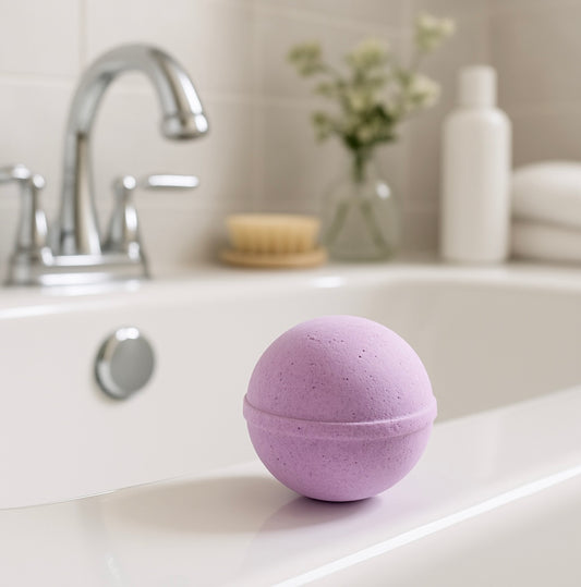Lavender bath bomb